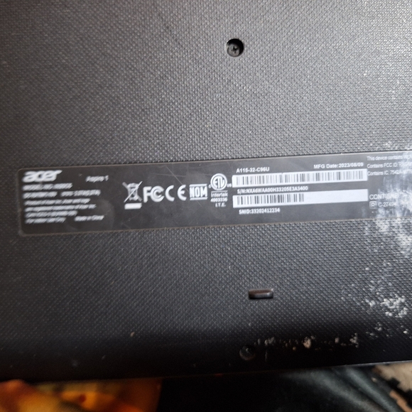 Acer laptop